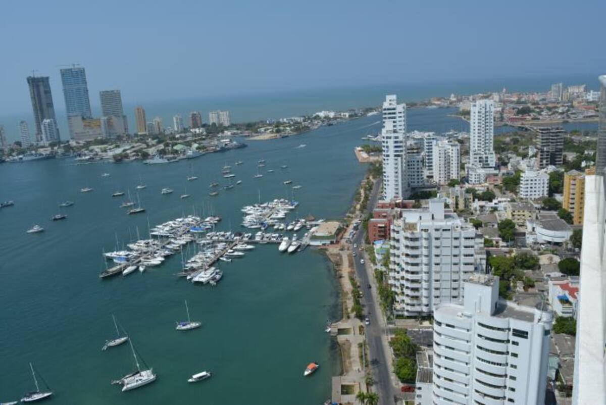 Bahía de Manga, en Cartagena.