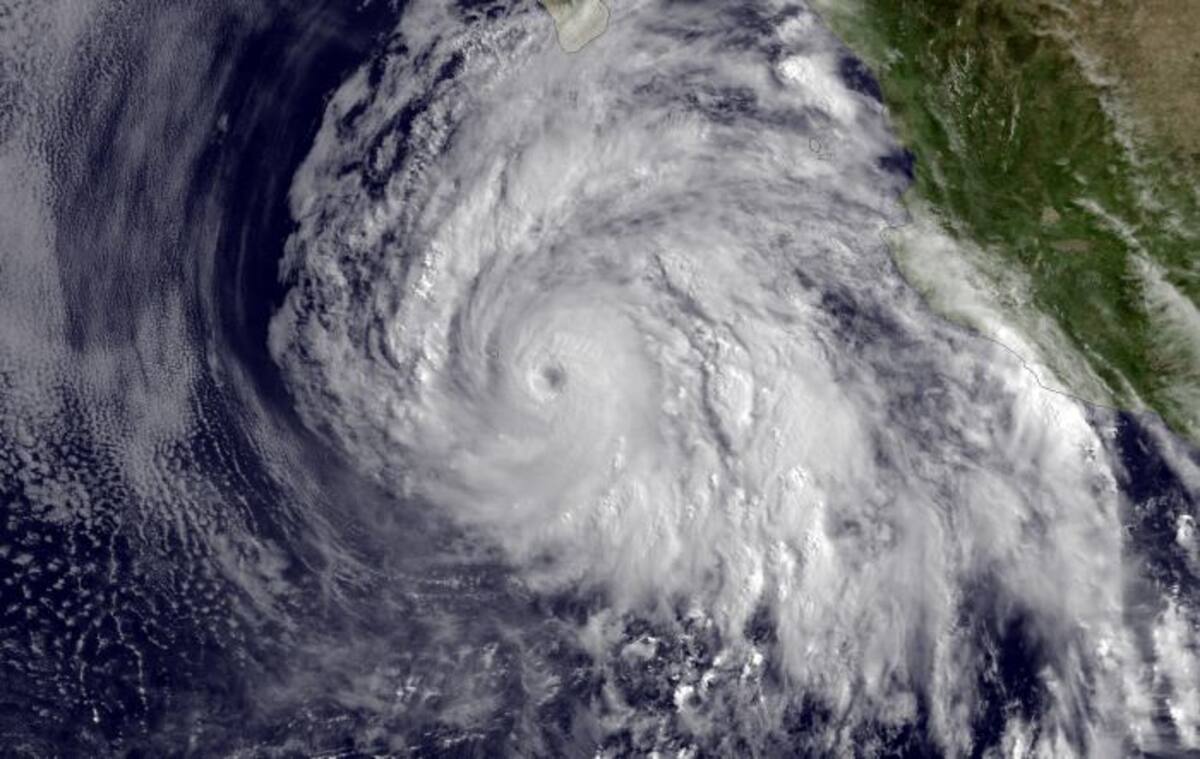 Huracán Dolores. AFP