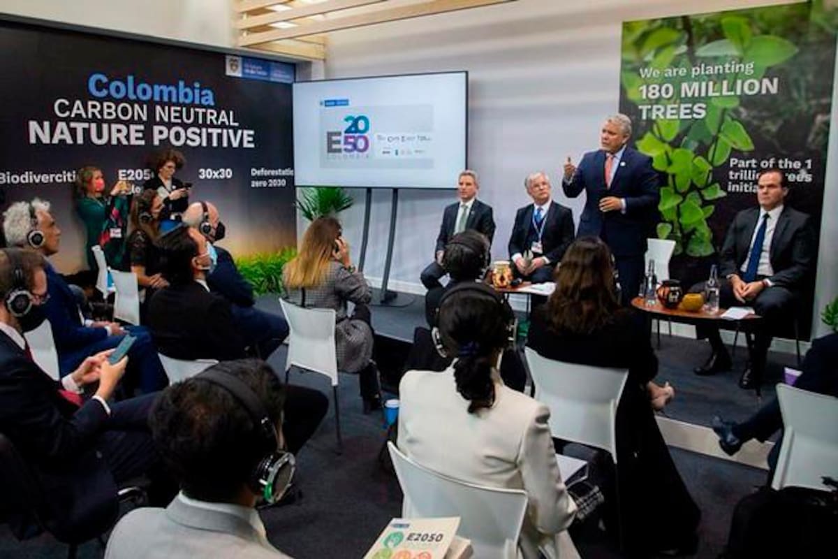 En Glasgow, presidente presentó estrategia climática de Colombia hacia 2050