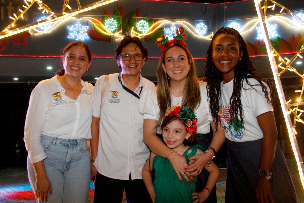 Lucila Castro, Jhon Madrigal, Eliana Simancas, Jeidys Banquez y Fadya Chams.