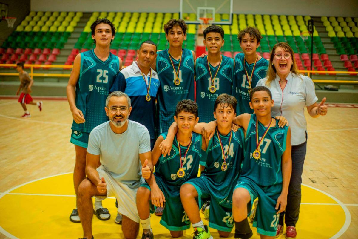 Gimnasio Cartagena, bicampeón intercolegial de baloncesto