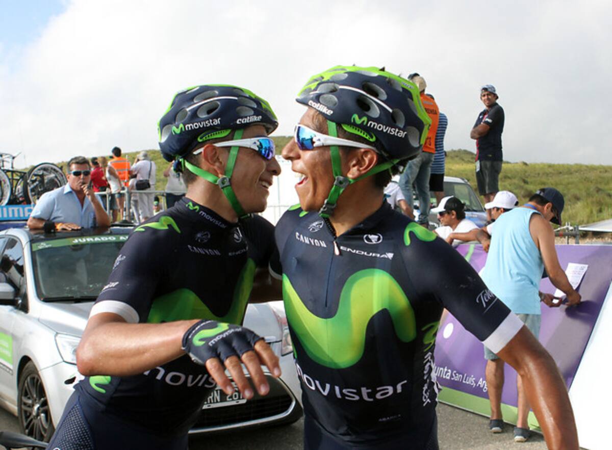 Dáyer y Nairo Quintana. COLPRENSA