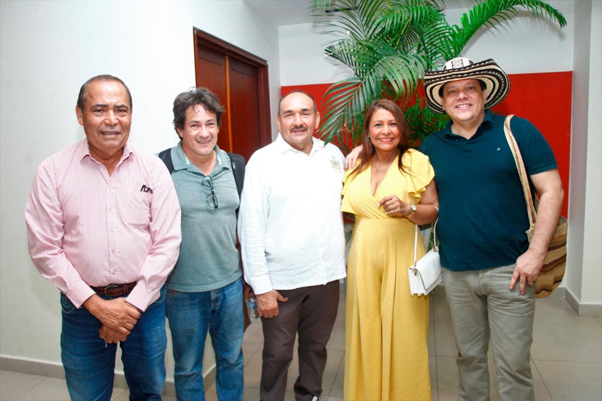 Rafael Polo, Juan Carlos Urango, Álvaro Anillo, Olga Pacheco, Julio Alandete.