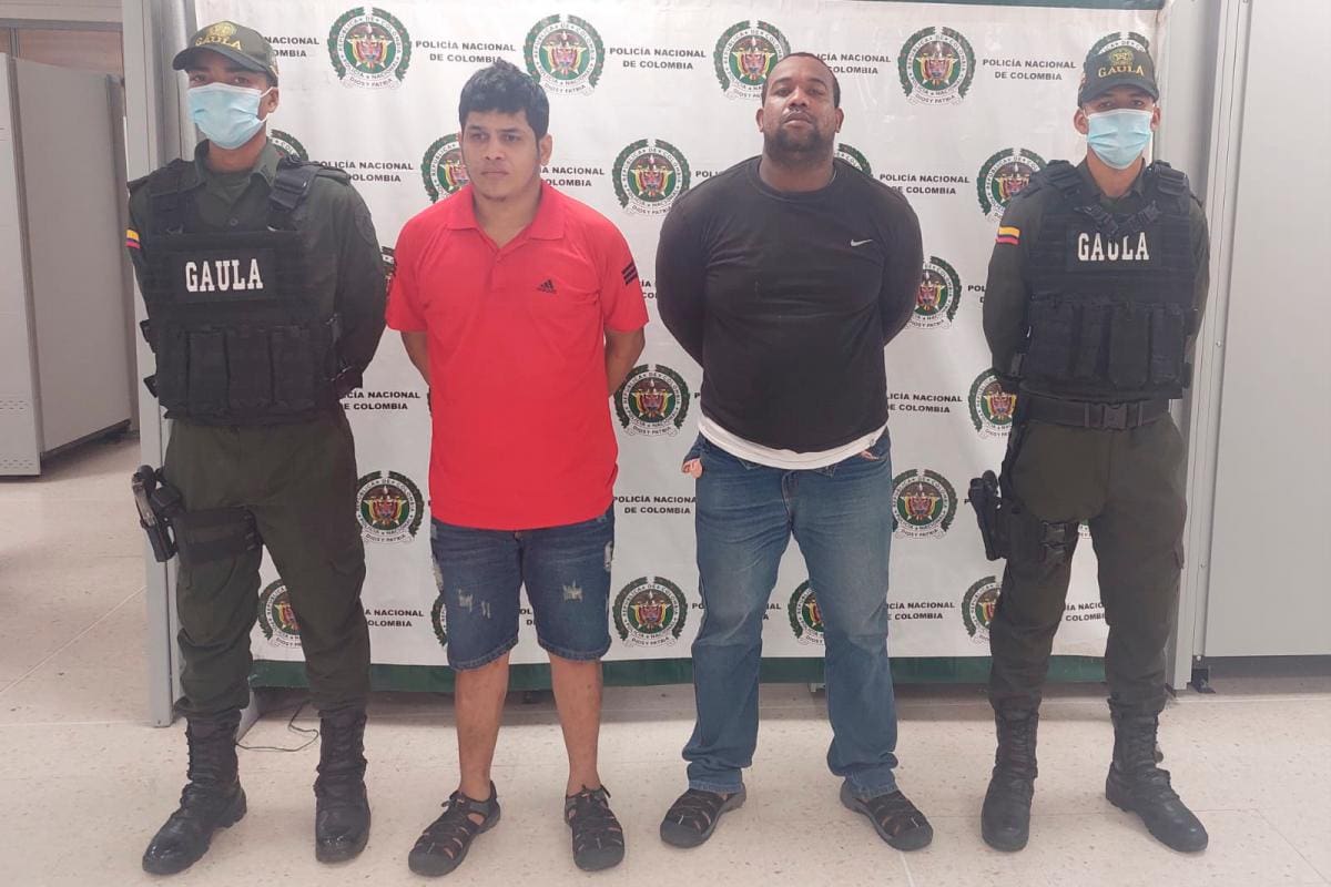 Cartagena: Gaula los capturó extorsionando y juez los envía a la cárcel