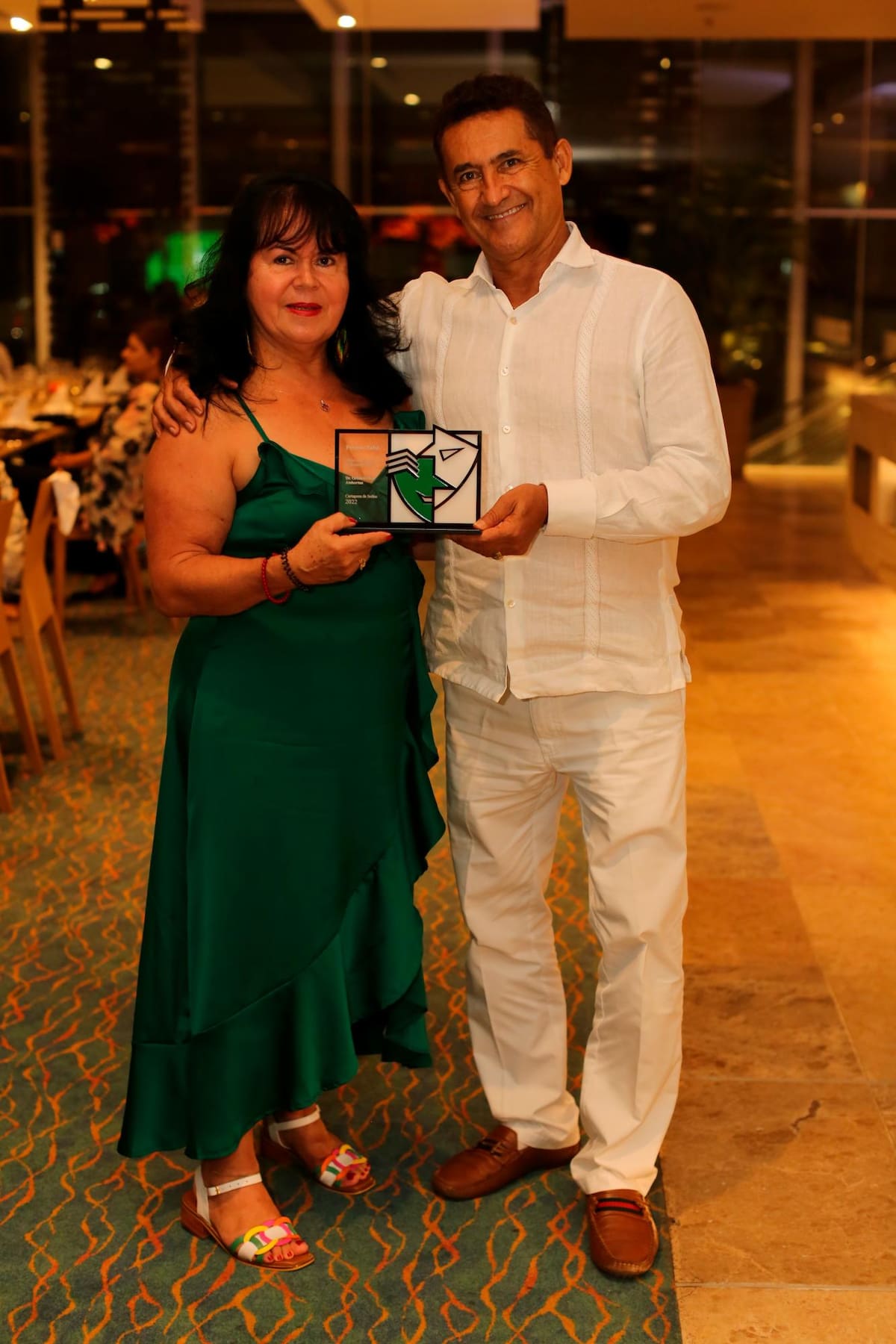 Gloria Marín y Orlando Díaz.