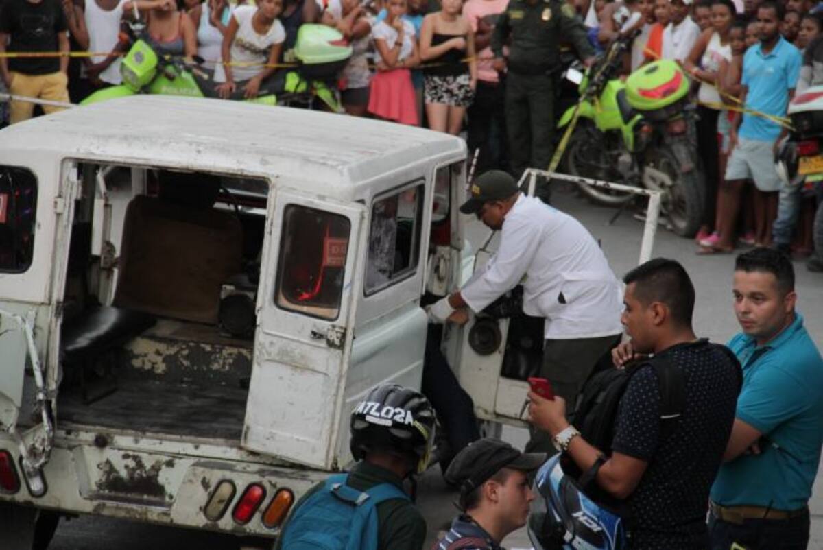 Orfelina Nieto Ramos, de 38 años, fue asesinada cuando se movilizaba en este jeep. Luis Aparicio