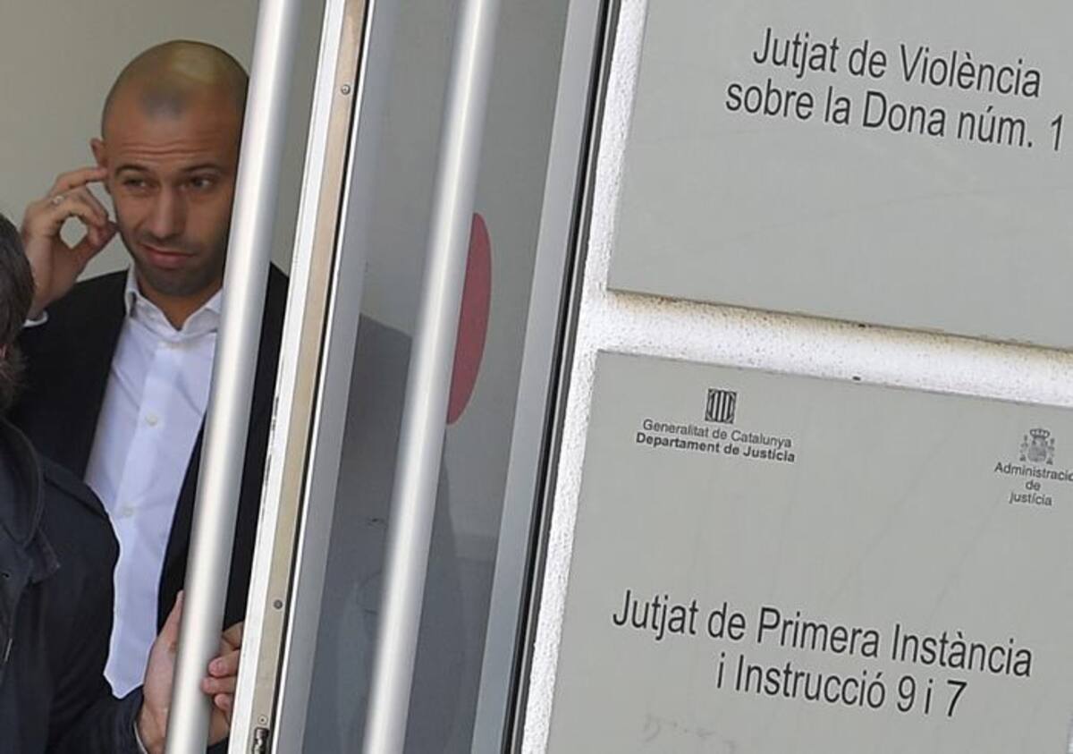 El jugador del Barcelona y la selección argentina Javier Mascherano AFP LLUIS GENE