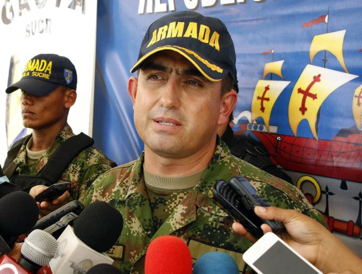 Comandante Primera Brigada Infantería de Marina, Coronel Luis Jorge Gómez.