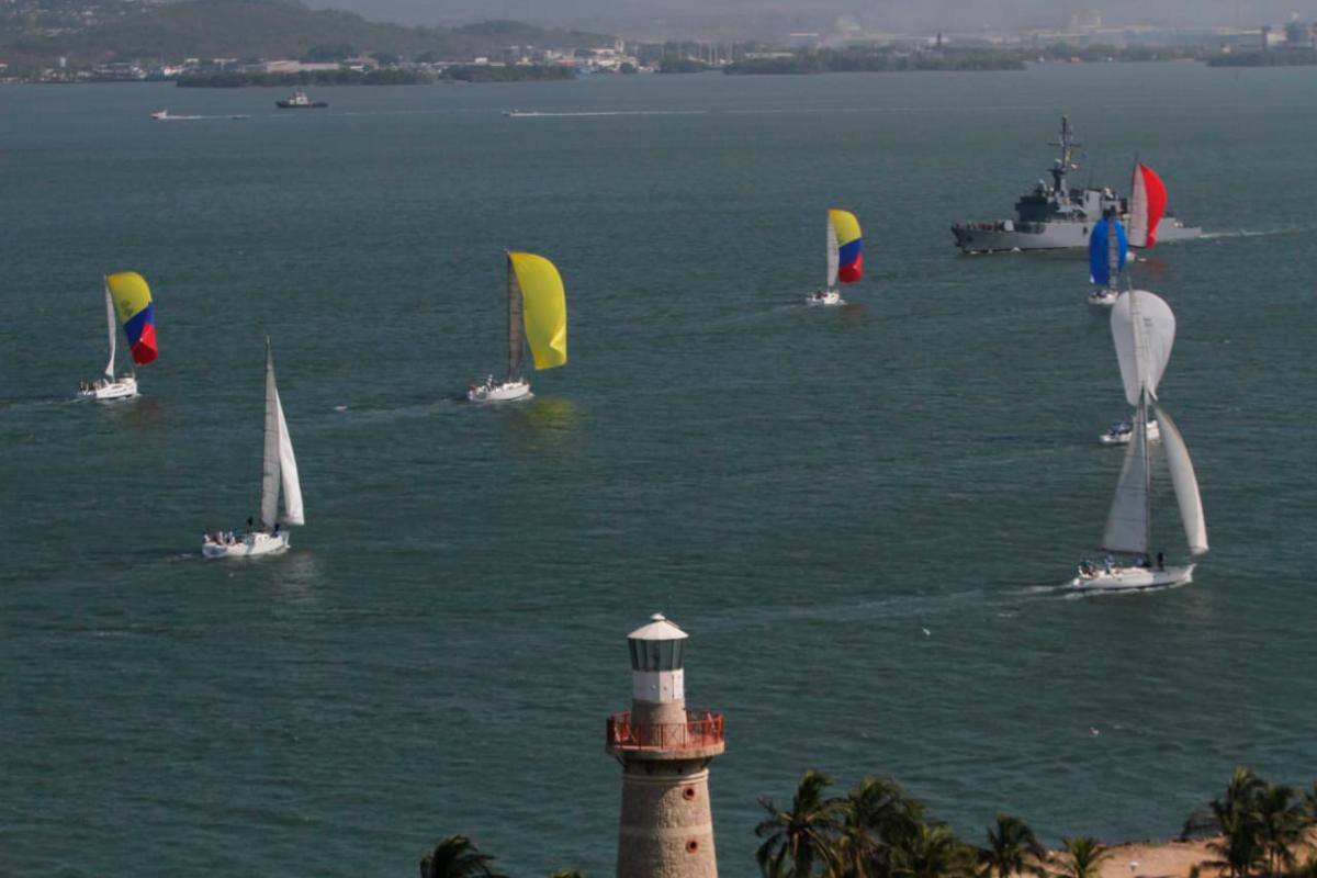 Más de 10 embarcaciones hicieron presencia. / Foto: Óscar Díaz.