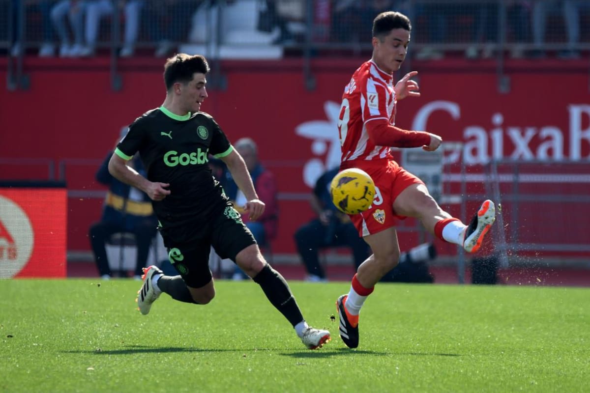 Girona, no pudo con Almería y peligra su primera posición en La Liga