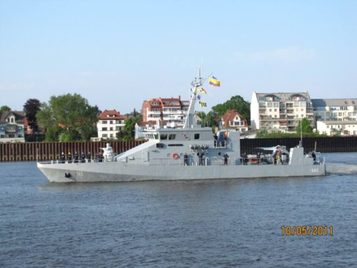 El ARC 11 de Noviembre es bautizado en honor a Cartagena de Indias, en su Bicentenario de Independencia. CORTESIA