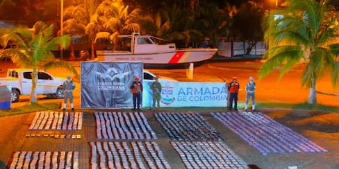 Video: En persecución en San Andrés, Armada decomisa 1.235 kilos de cocaína