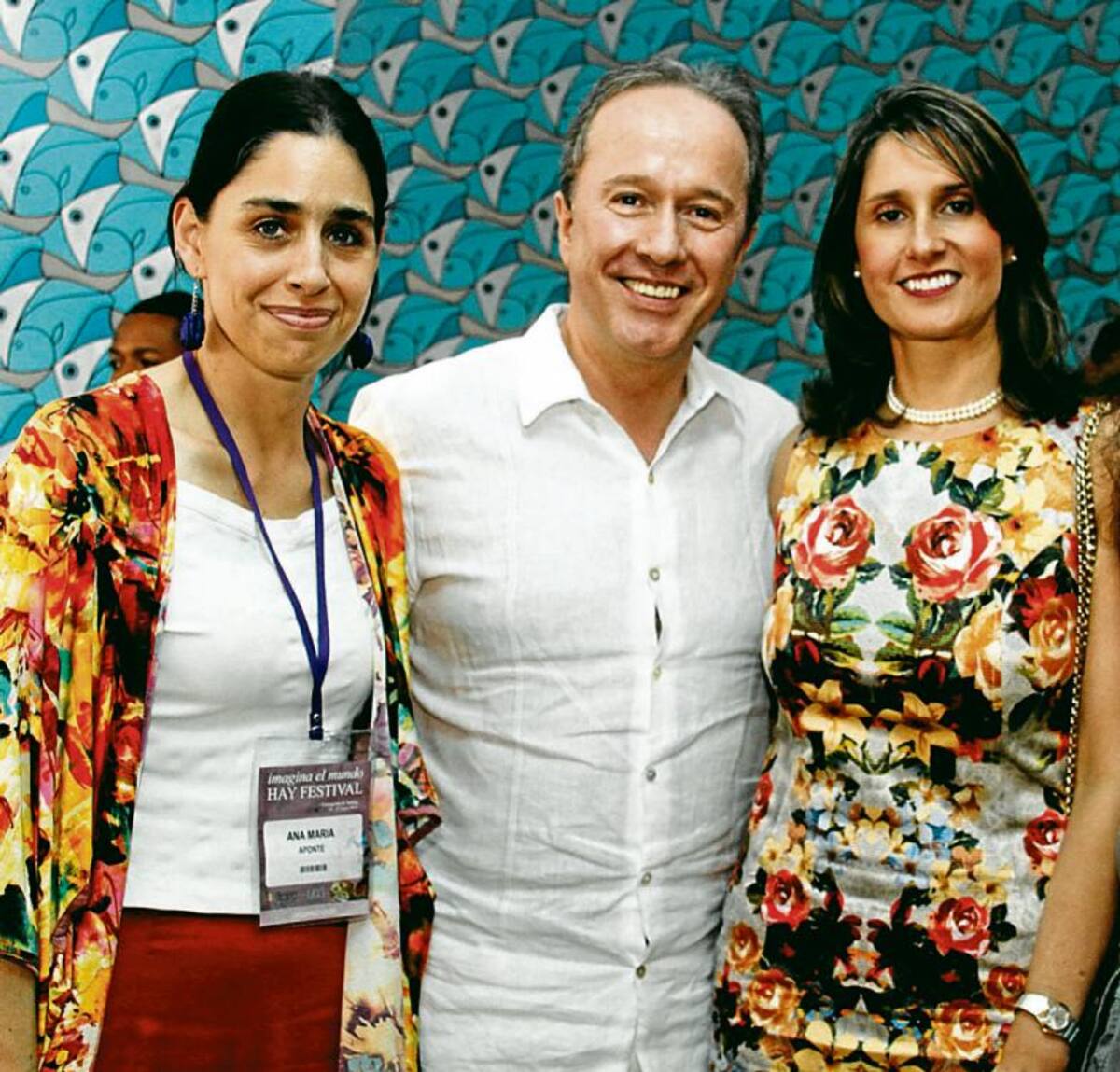 Ana María Aponte, Omar González y María Lourdes de González.