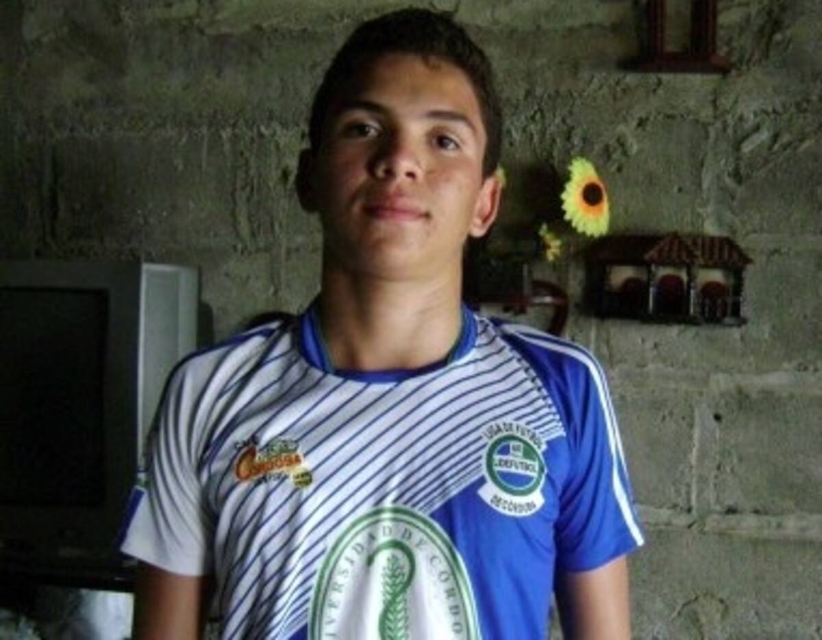 Alejandro Galindo Hernández, jugador cordobés a la selección Colombia de Fútbol Sub 15. REDACCIÓN DIARIO /EL UNIVERSAL
