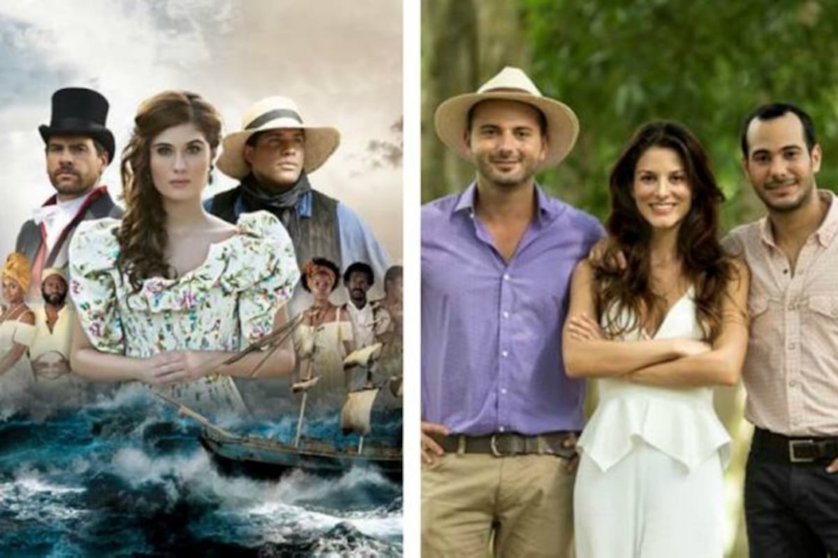 La esclava blanca y Sinú, río de pasiones, producciones del canal Caracol. Prensa Caracol