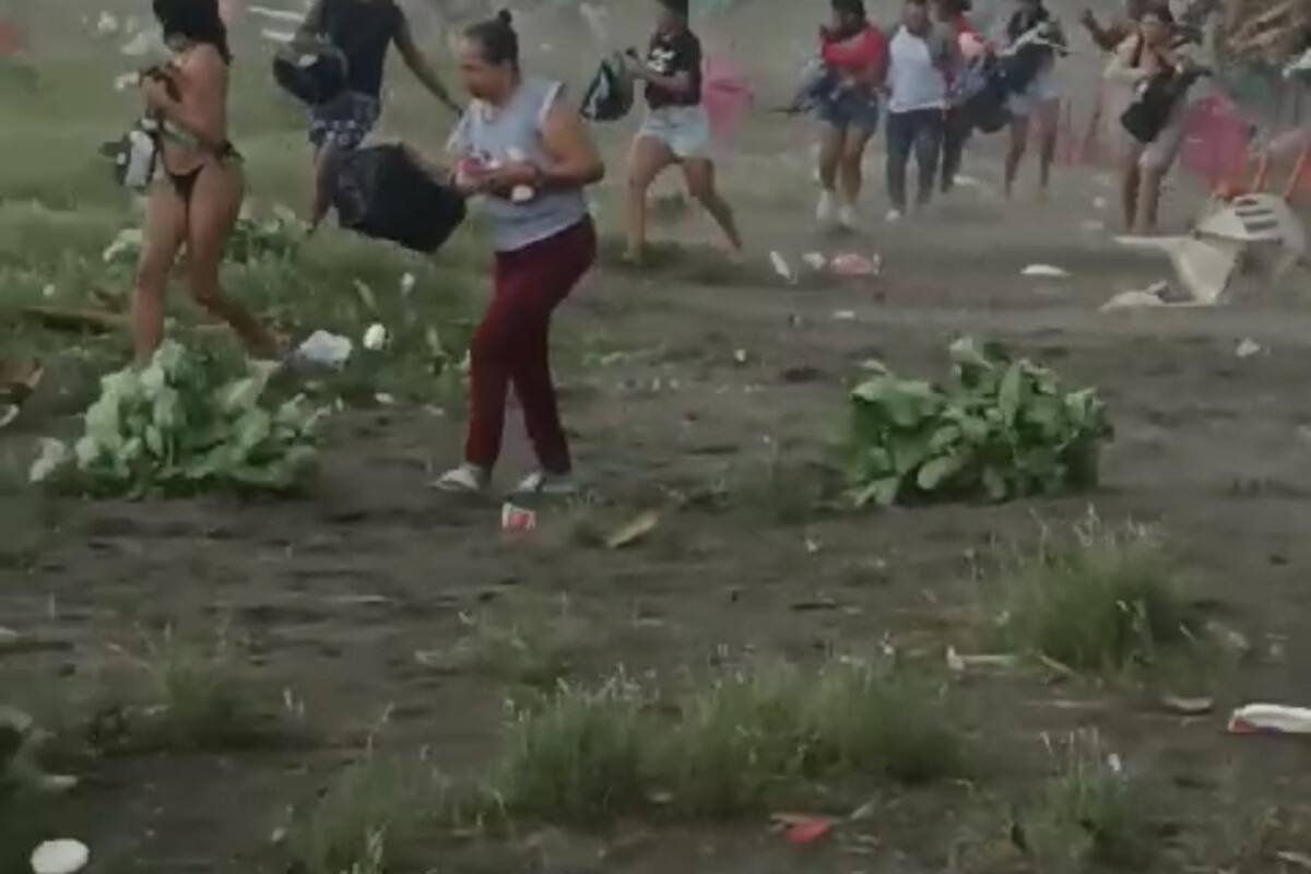 Pánico en playas de Tubará: 10 personas heridas y 100 casetas destruidas