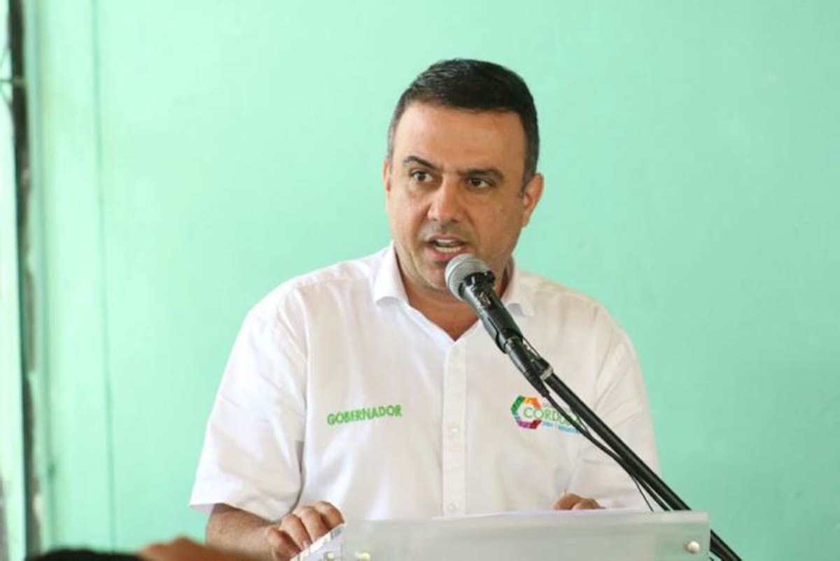 Edwin Besaile, gobernador de Córdoba. CORTESÍA.