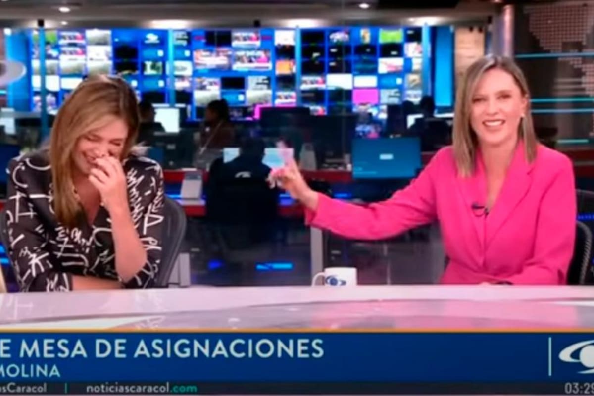 Presentadoras de Noticias Caracol tuvieron un ataque de risa en plena emisión