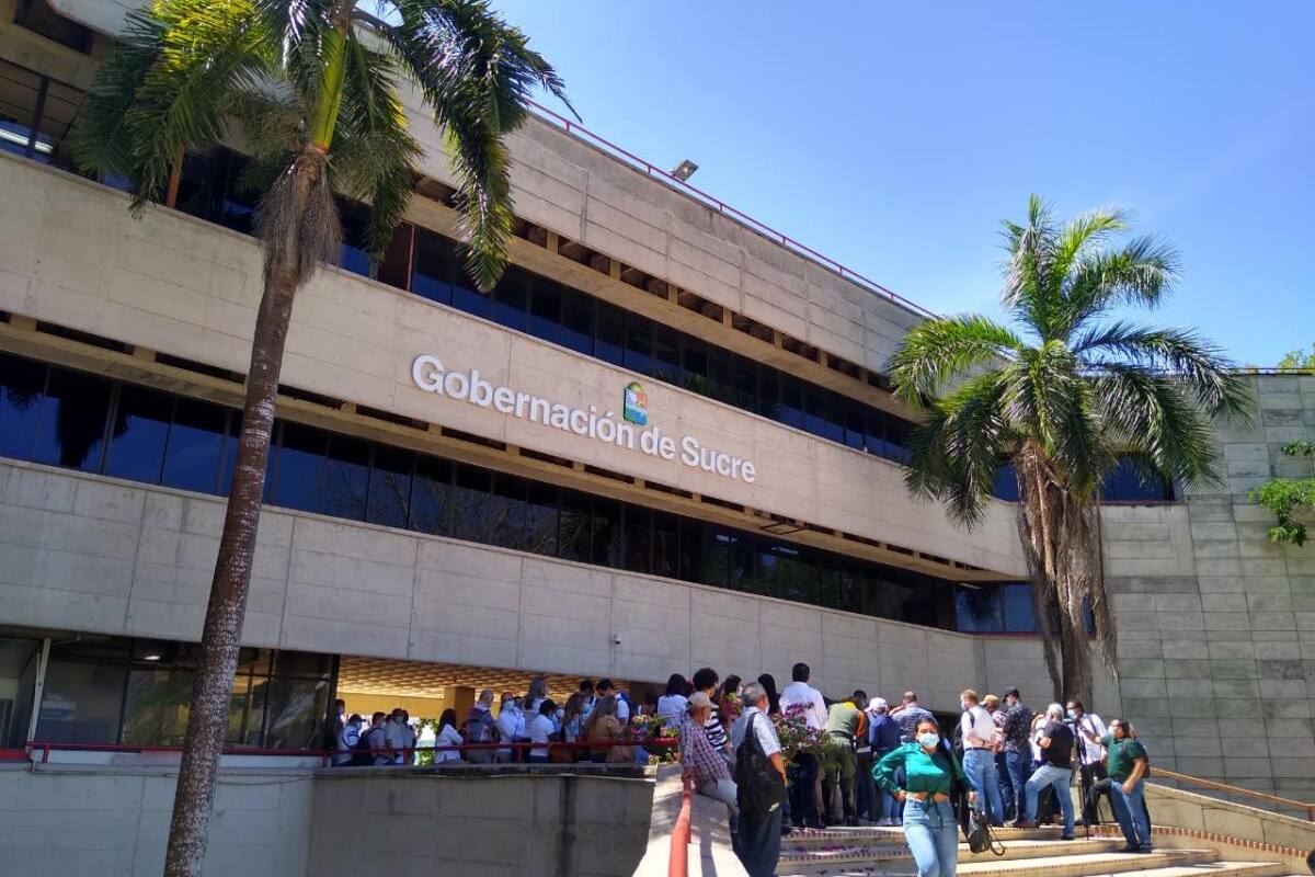 Sede de la Gobernación de Sucre estará cerrada durante 14 días