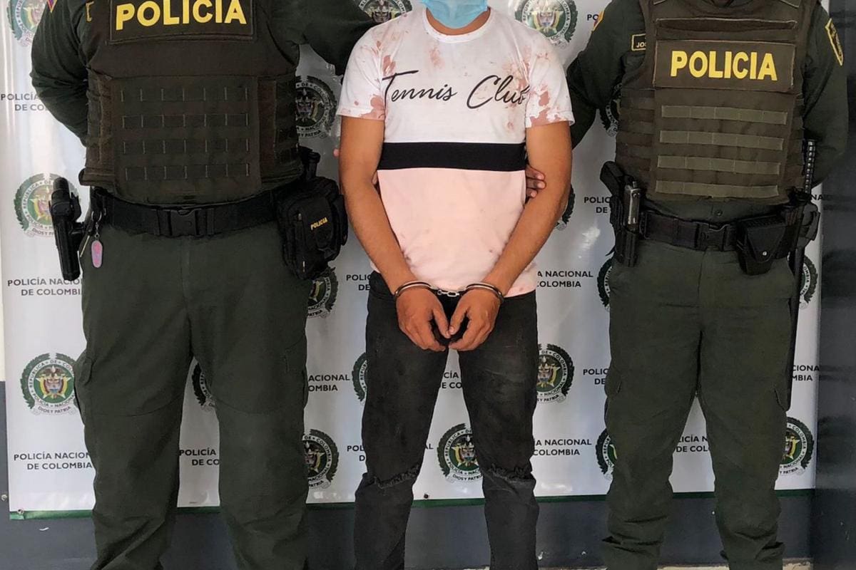 Policía capturó a un hombre por agresión física contra su mujer