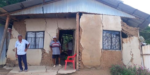 Casas están a punto de colapsar en El Carmen, se teme una tragedia
