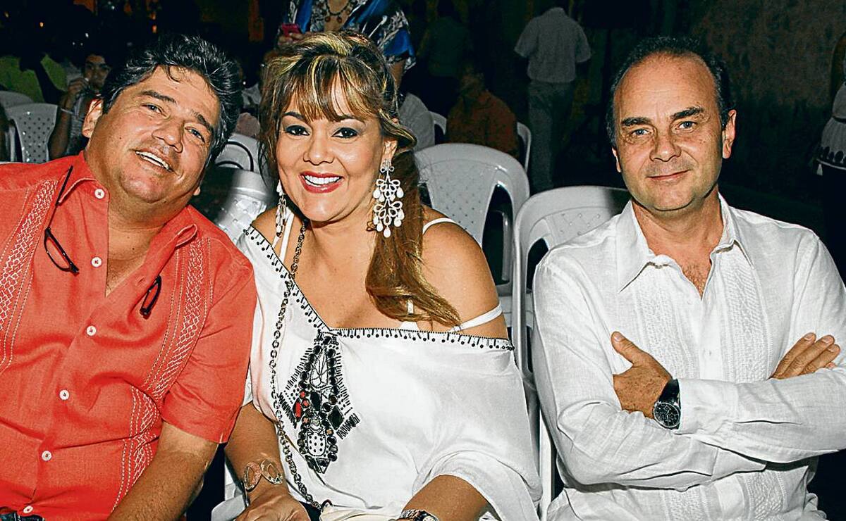 Roberto García, Mary de García y Rubén Durando.