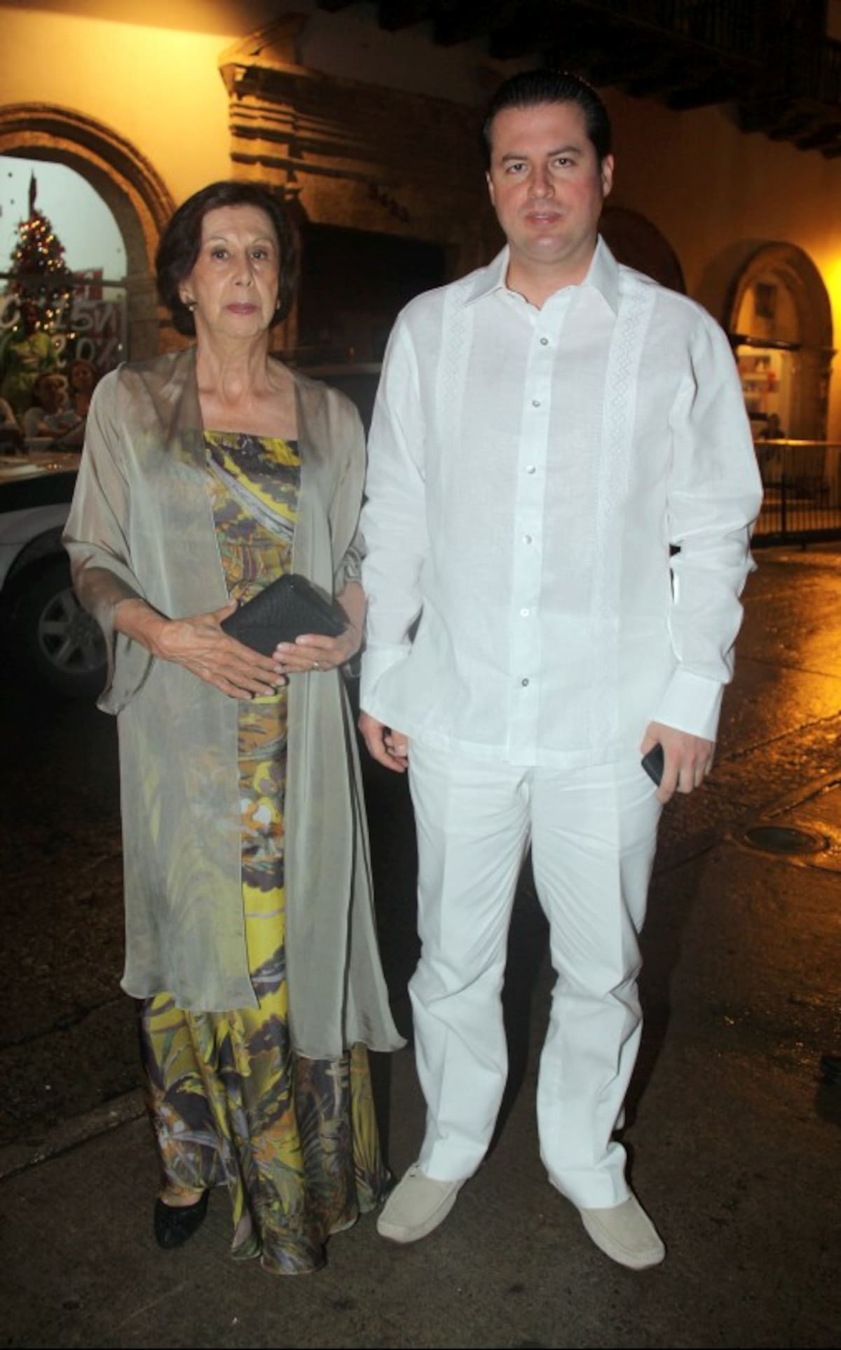Gloria Pachón de Galán y Juan Manuel Galán.