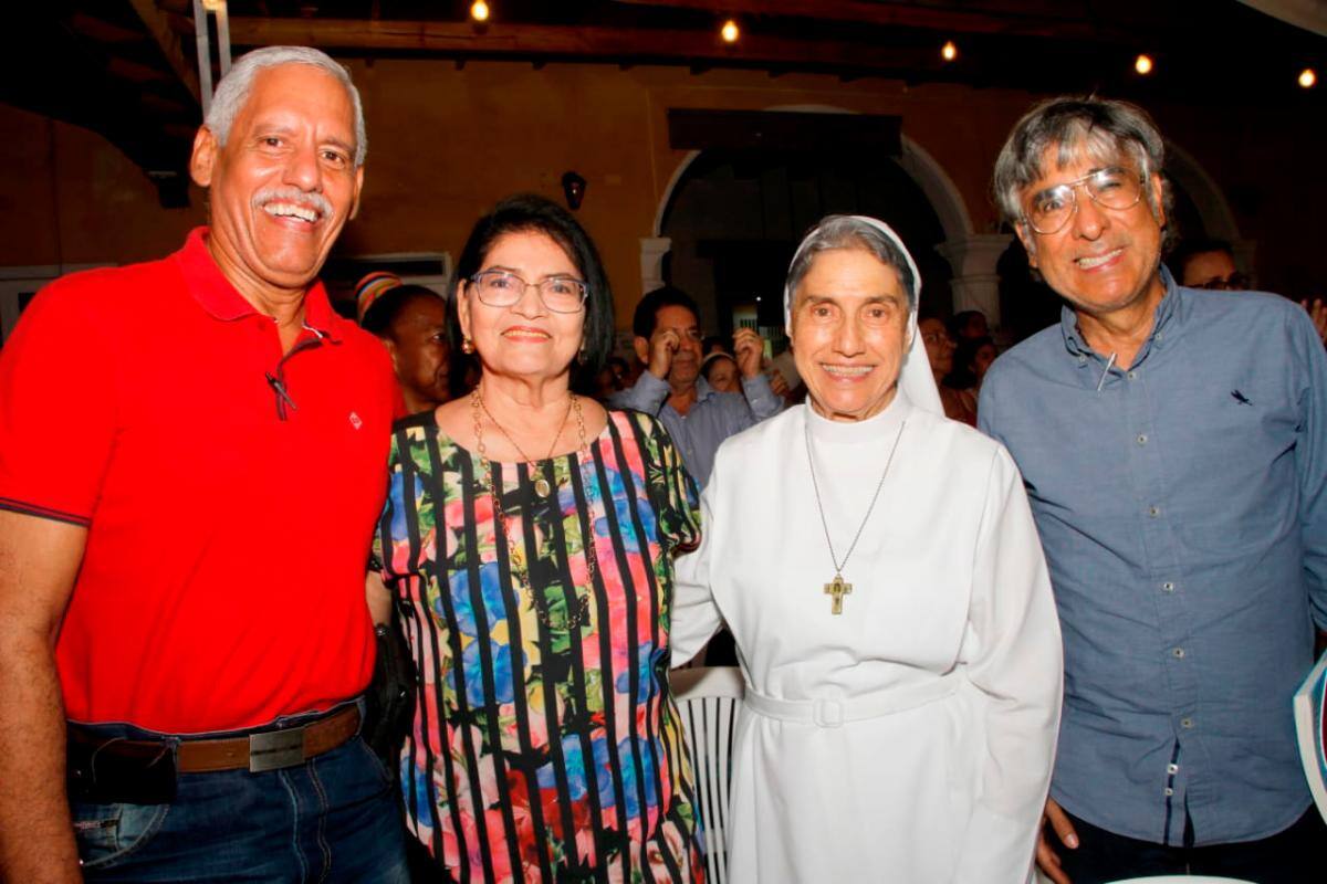 Arley Pérez, Marina Serpa, María Teresa Pérez y Rodolfo Payares.