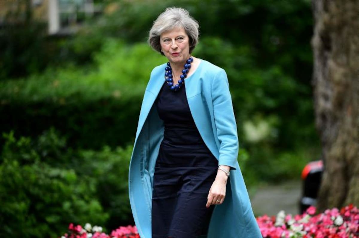 Theresa May AFP LEON NEAL
