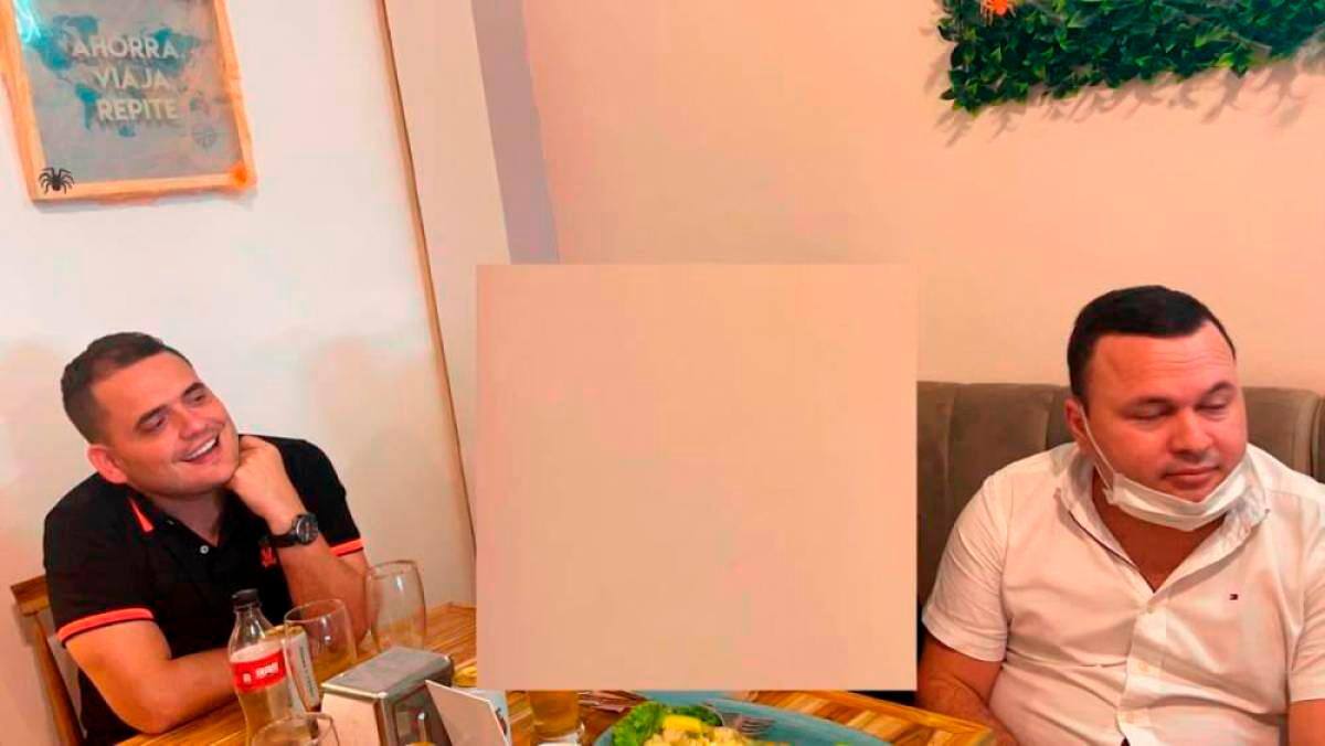 Edil Pedro Aponte y Mauro Martínez de la Puente, quien testigos señalan que tuvo un comportamiento sospechoso el día de los hechos.