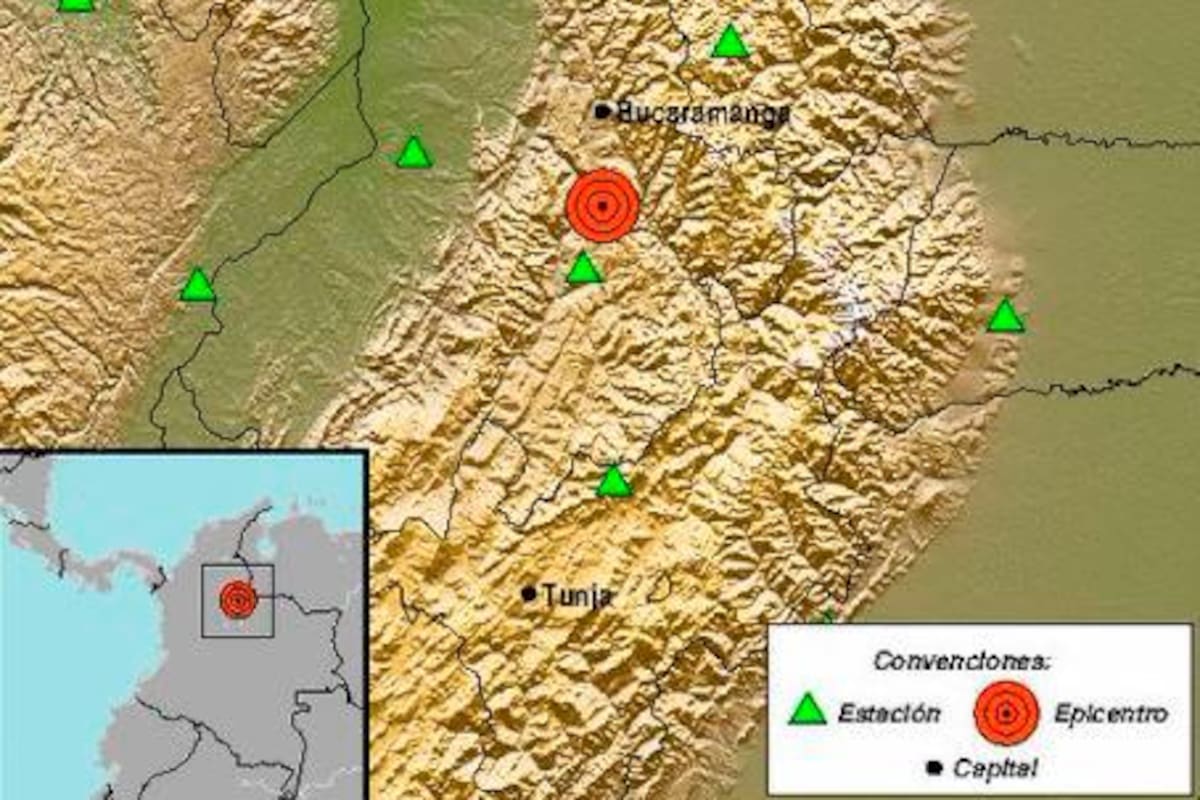 Temblor de magnitud 4,1 estremeció el centro del país