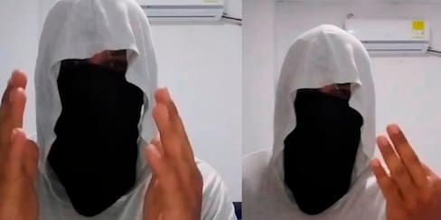 ¿Hombre encapuchado que criticó a Dumek Turbay cometió algún delito?