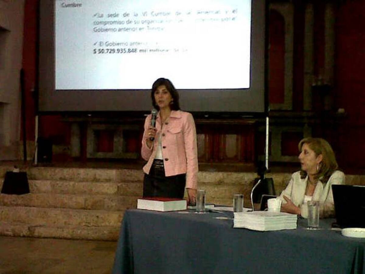La canciller María Ángela Holguín rinde cuentas por Cumbre de las Américas. Mónica Casilla-eluniversal.com.co