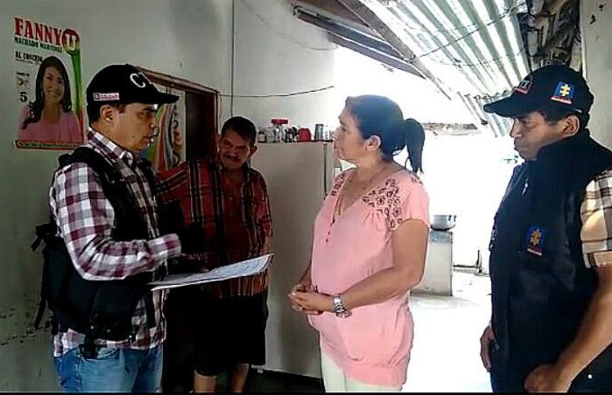 La candidata al Concejo del municipio de Galeras, Fanny de Jesús Machado Martínez, no aceptó los cargos que se le imputaron. Cortesía.