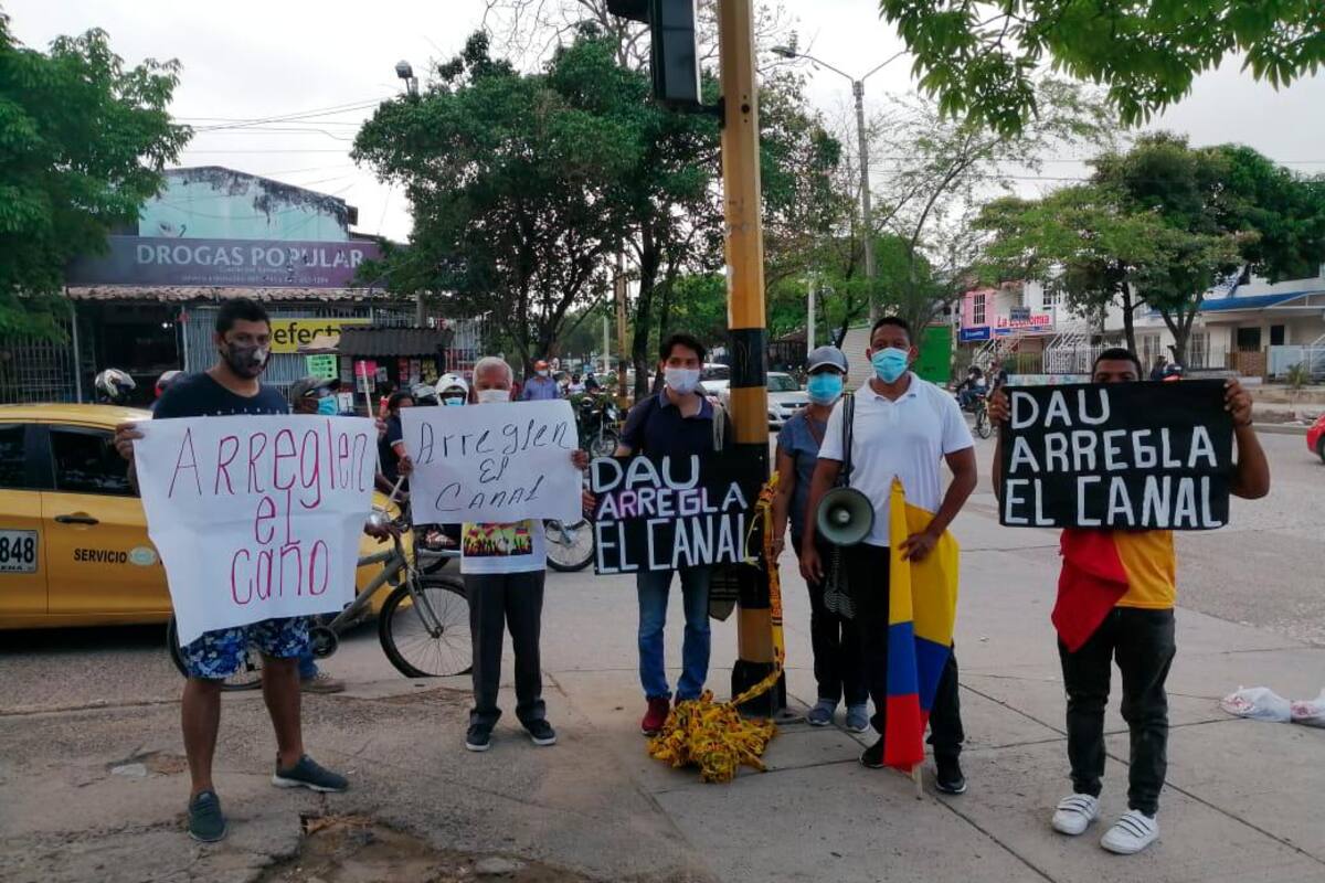 Residentes de El Campestre exigen arreglo de canales pluviales