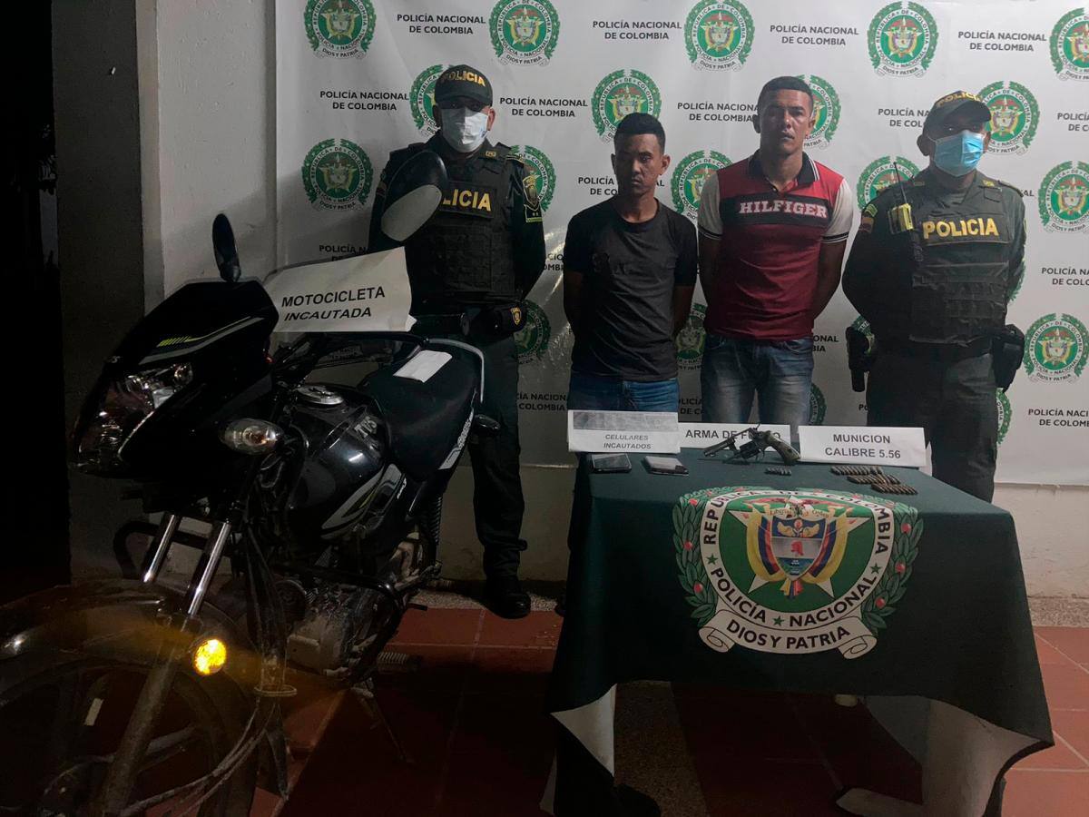 Dos capturados por frustrado atentado a estación de Policía en Magangué.