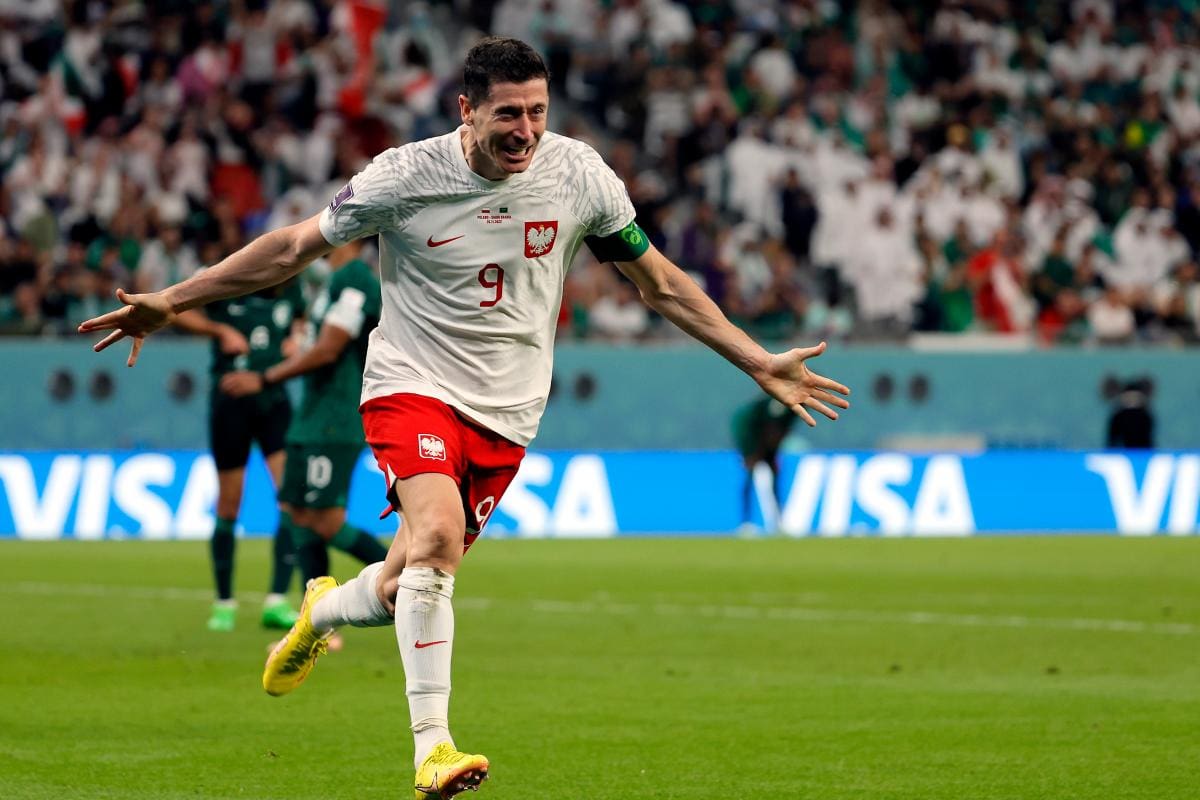 ¡Al fin! Robert Lewandowski hizo gol en un Mundial de fútbol