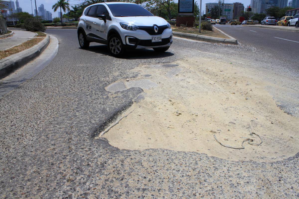 Así van las obras de la malla vial de Cartagena en el primer trimestre del 2021