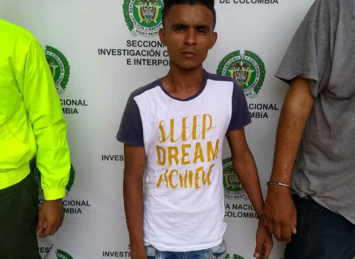 Eric Simancas Álvarez fue asegurado con medida intramural. Está internado en la Cárcel de Ternera.