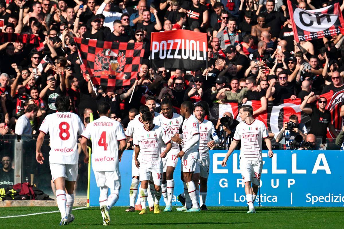Milan se llevó los tres puntos frente al Salernitana