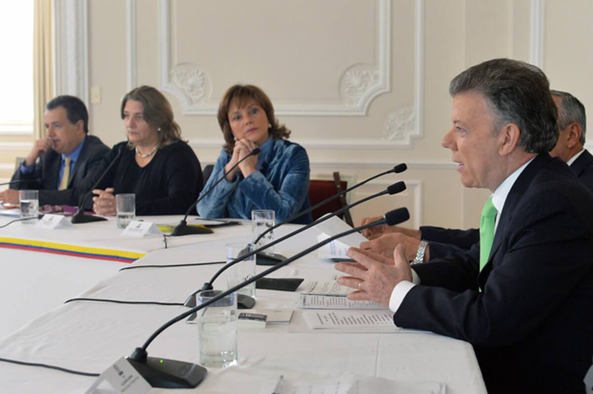 Tercera jornada de la rendición de cuentas del Gobierno Santos. Colprensa