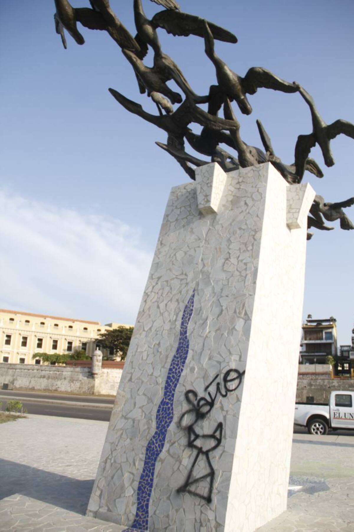 El Grupo Conservar, que encabezó las obras de restauración, llama la atención de las autoridades. OSCAR DÍAZ ACOSTA - EL UNIVERSAL -