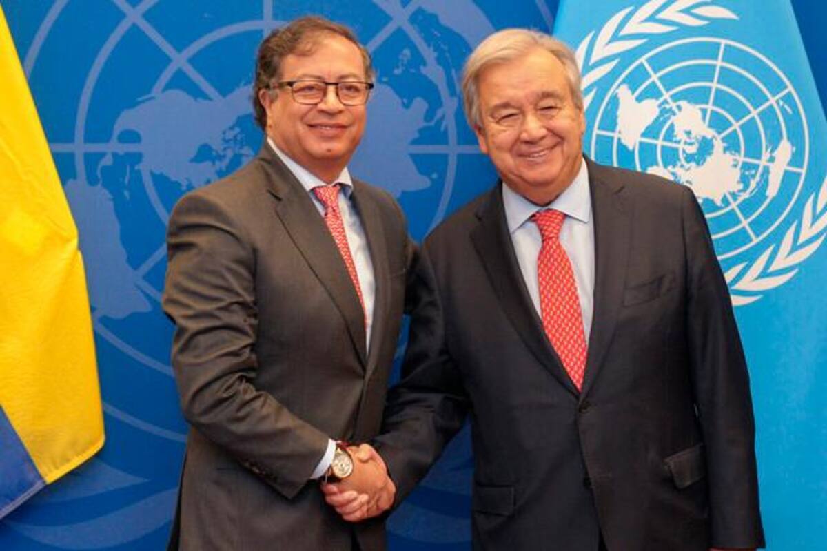 Gustavo Petro respaldó a Guterres en medio de la polémica por su declaración