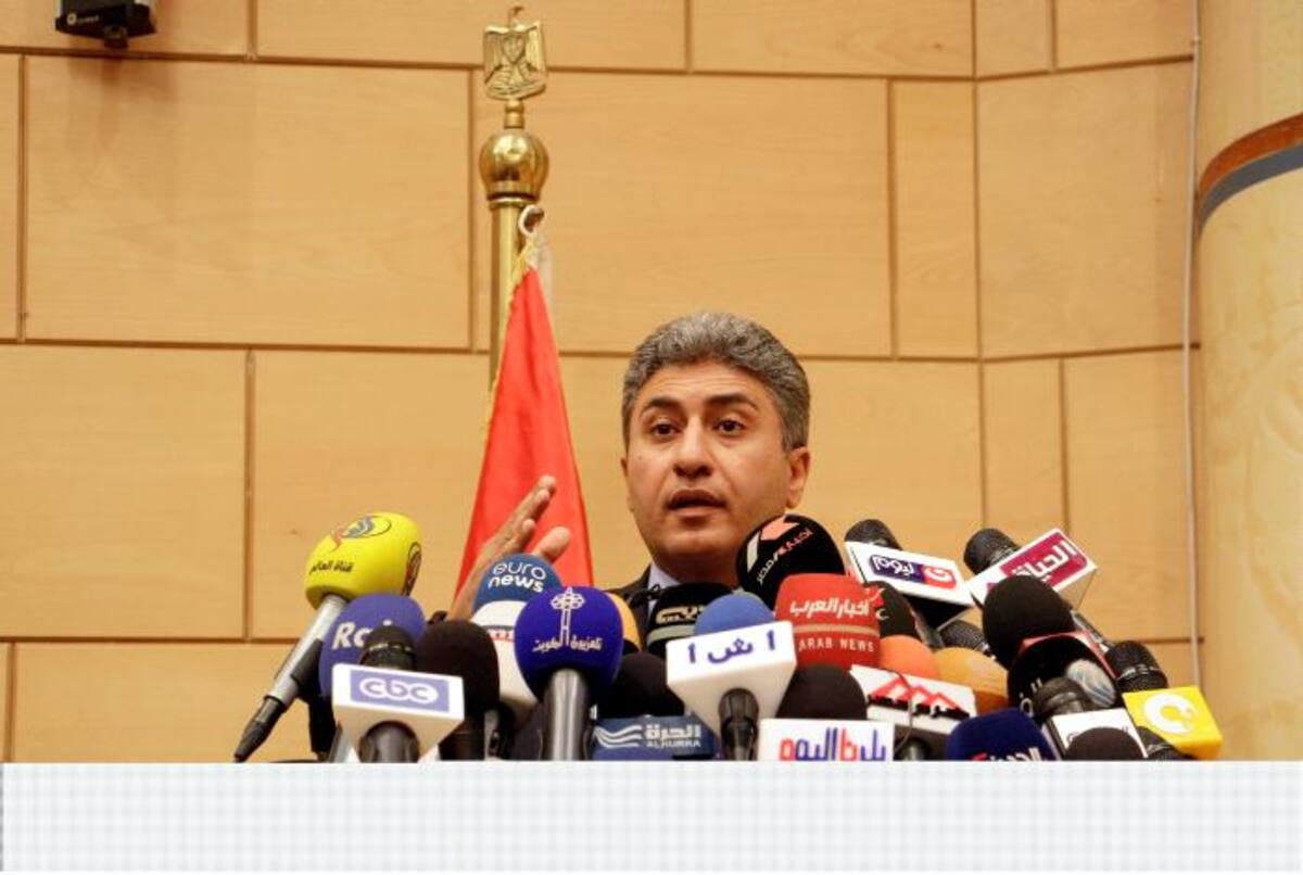 El ministro de Aviación Civil egipcio Sherif Fathi. AP