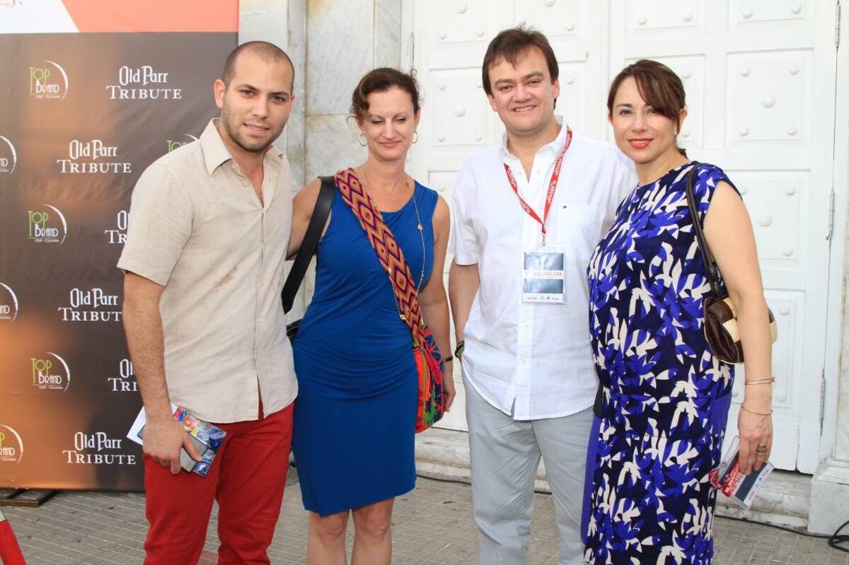 José González, Suzanne Powers, Mauricio Quintana y Dennys Lasso.