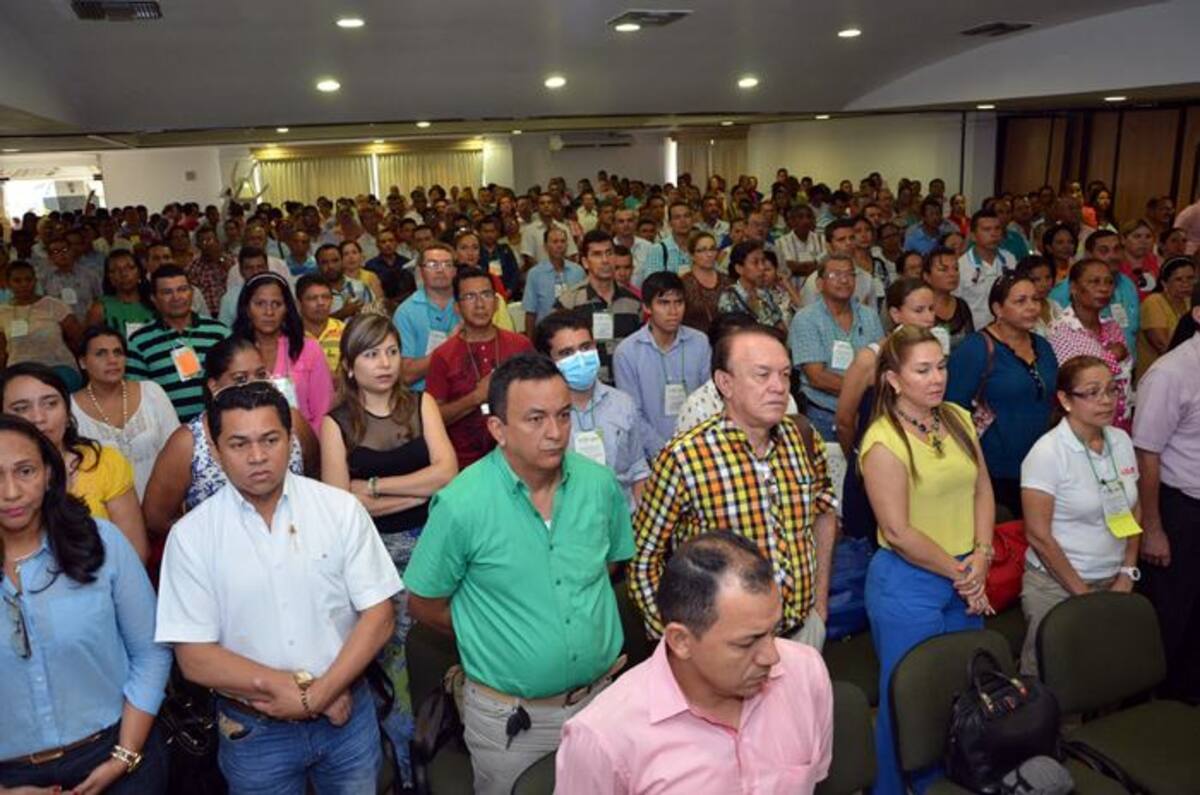 Educadores convocados por las secretarías del Interior y Educación del departamento de Sucre, participaron en un taller en el marco de la Semana por la Paz. El Universal