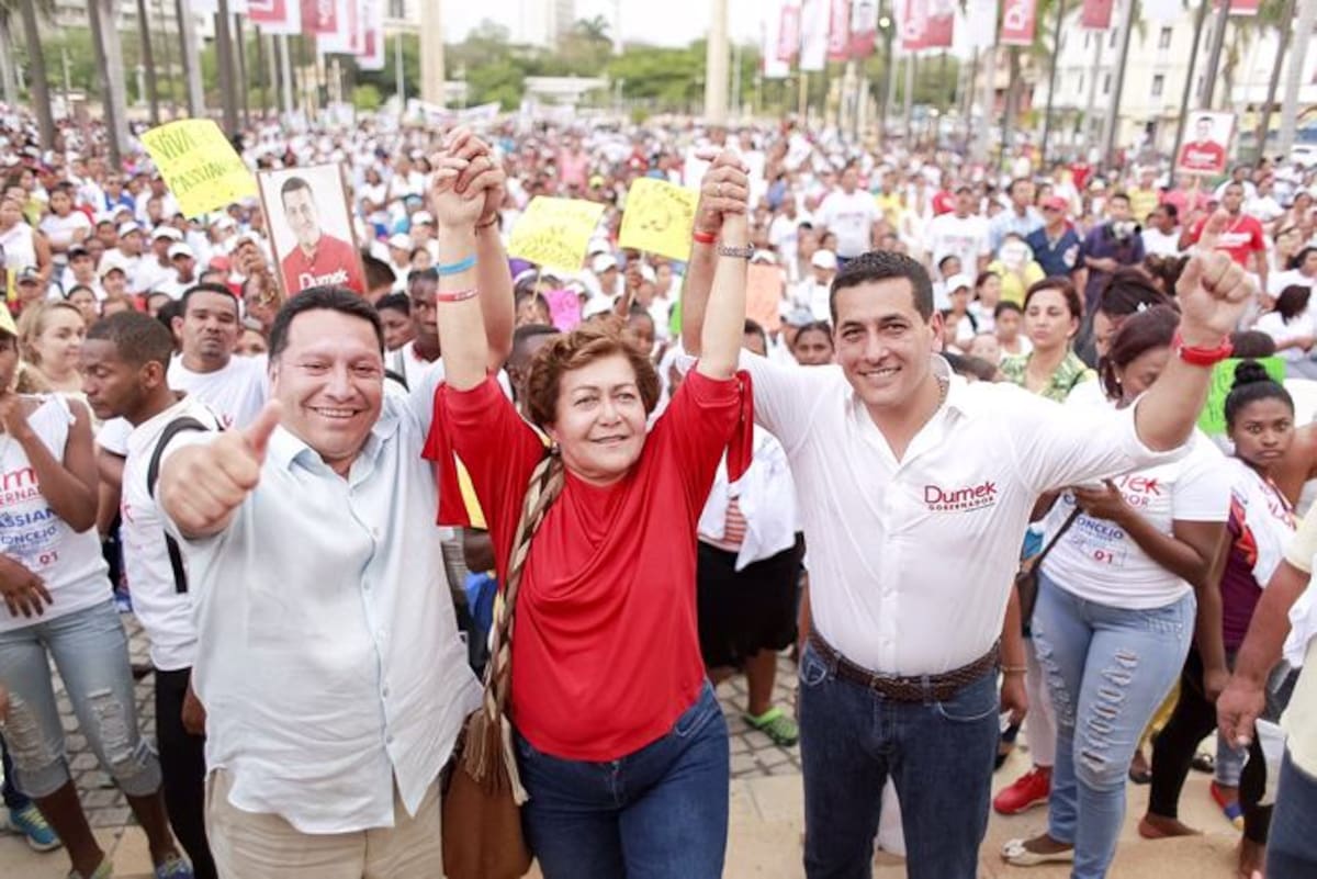 La senadora Daira Galvis cambió de frente y presentó a Manolo Duque como su fórmula a la Alcaldía al lado de Dumek Turbay CORTESÍA