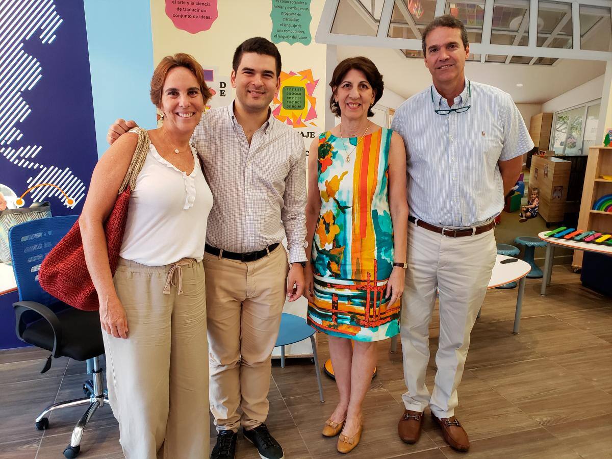Carolina Baker, Rafael Del Castillo, Sonia Gedeón y Giorgio Araújo.