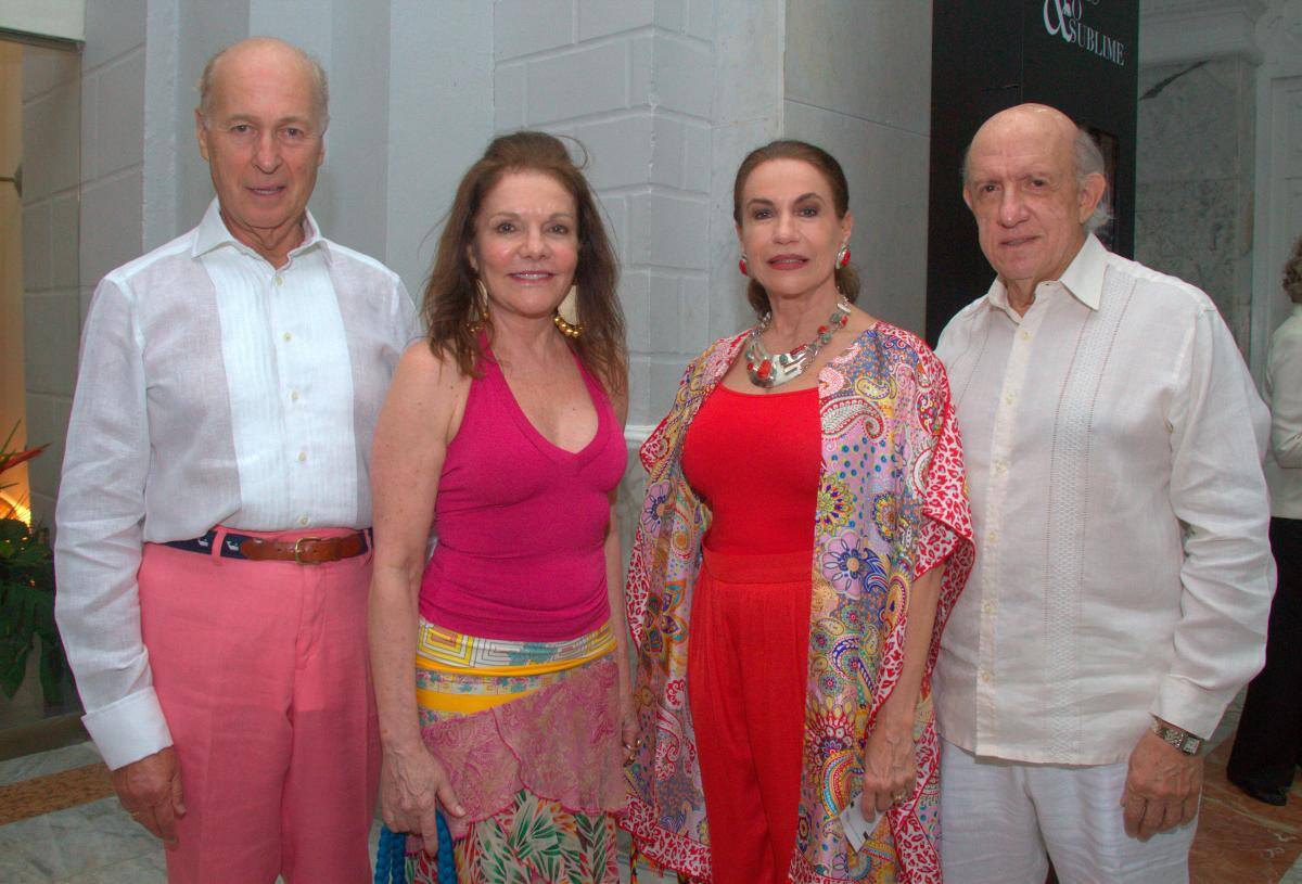 Julio Manuel Ayerbe, Pilar Román, Esther Ventura y Juan María Rendón.