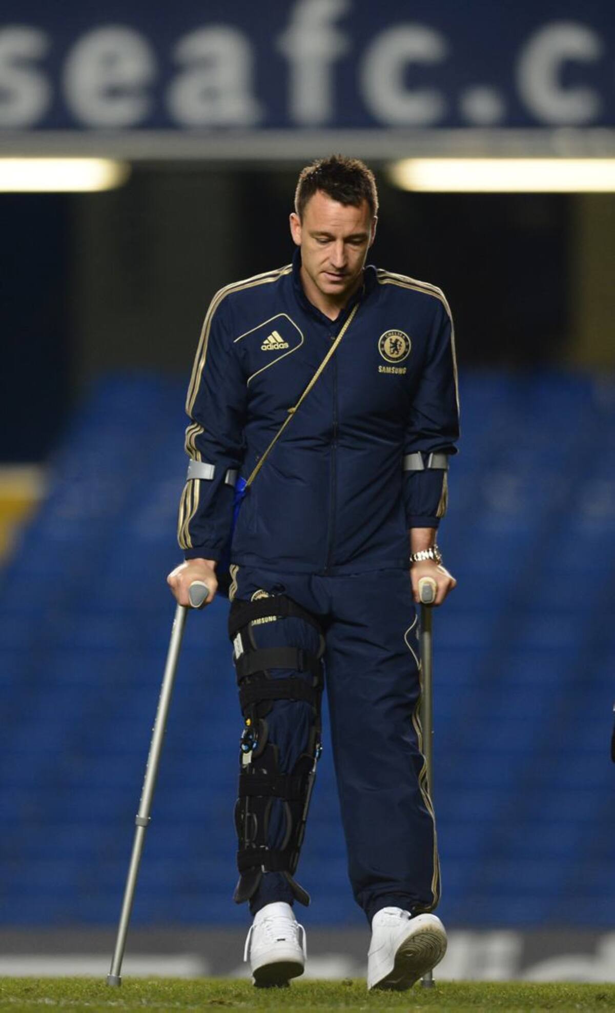 Terry estará ausente durante tres semanas. AFP